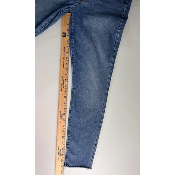 Madewell 10" High-Rise Skinny Jeans in Ainsworth Wash Raw-Hem Edition Women's 30 - Picture 11 of 12